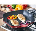 Discount Enamel Cast Iron square grill pan